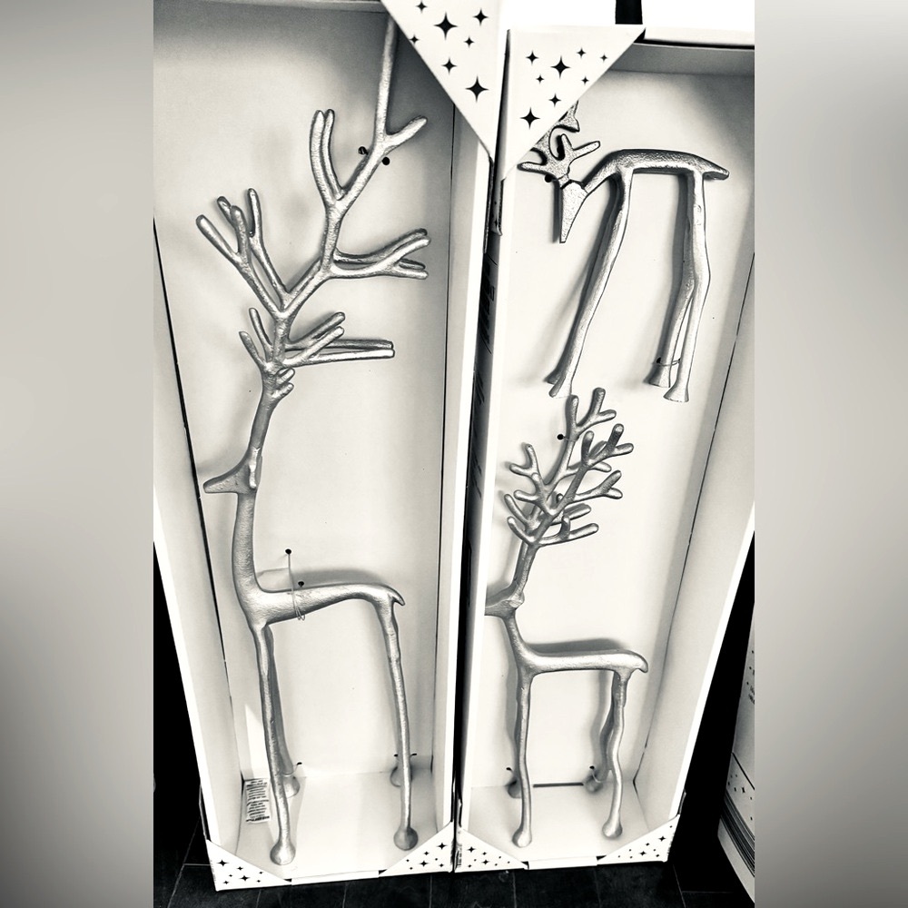New Silver Merry Moments 2024 Reindeer Set!